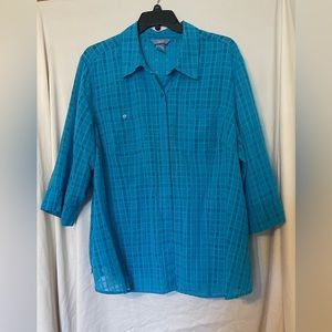 NAPA VALLEY LADIES TOP BLUE